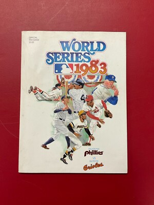 1983 World Series Baltimore Orioles vs. Philadelphia Phillies