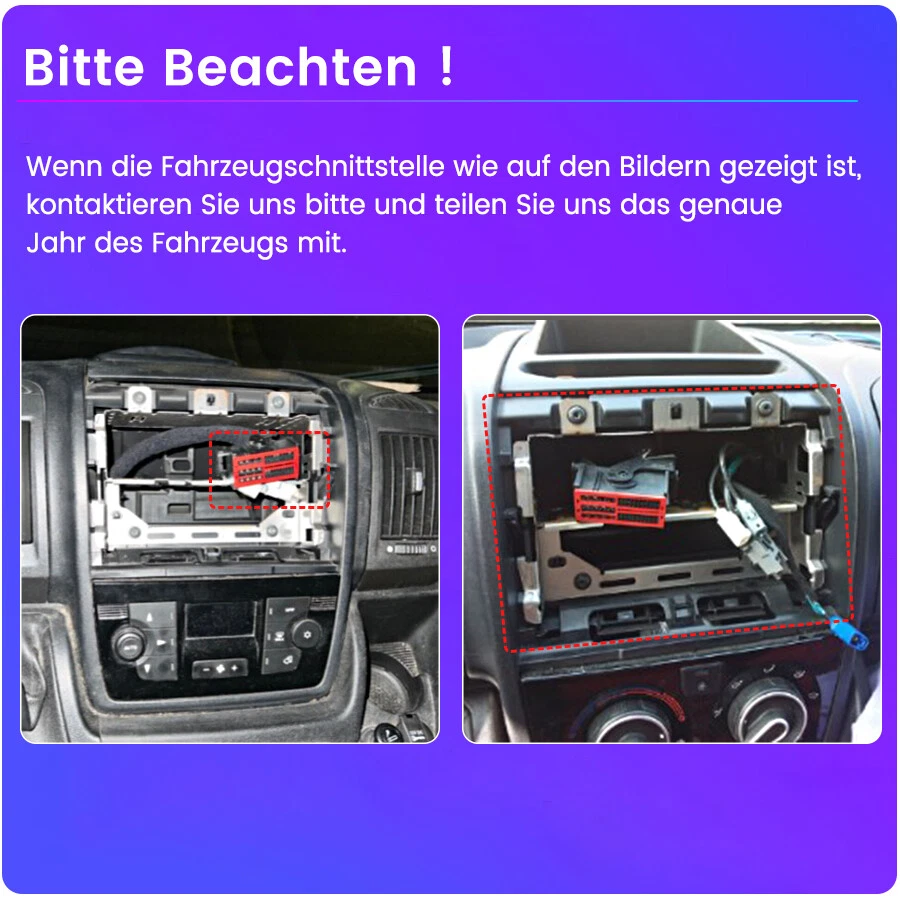 Für Fiat Ducato 2007-2023 Carplay Android 14 Autoradio GPS Navi WIFI DAB+ BT SWC - Bild 3 von 4