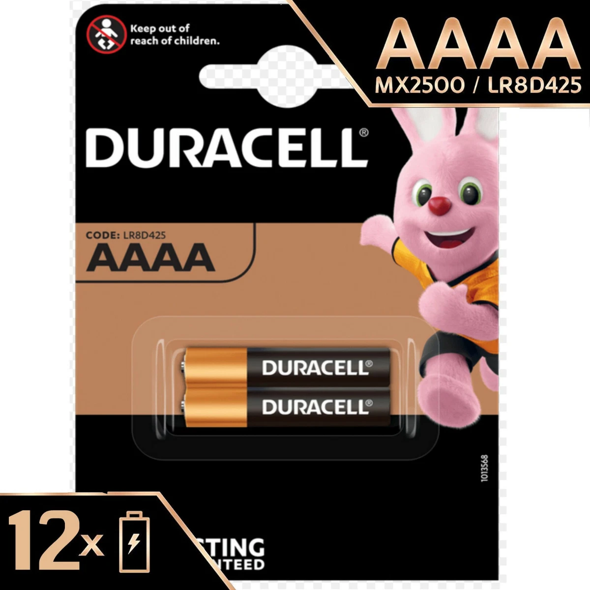 12 x AAAA DURACELL ULTRA Alkaline Batteries MN2500 1.5V E96 LR8D425 1.5v