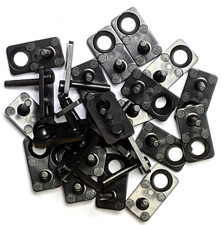OS3 Lightning Rod Guide Pins. For Aurora ThunderJet and DASH Chassis. 25 Black 