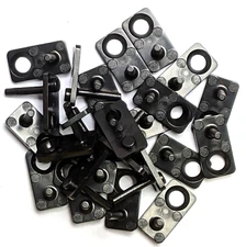 OS3 Lightning Rod Guide Pins. For Aurora ThunderJet and DASH Chassis. (25 Black)