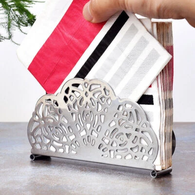 Serviettenhalter aus Edelstahl, Napkin Rack, Tisch Organizer - Bild 1 von 4