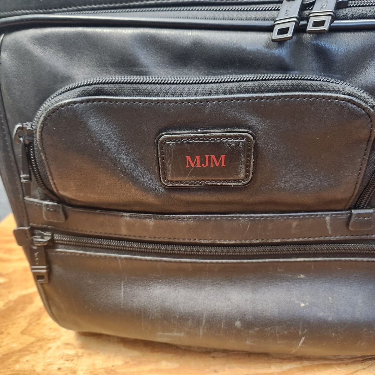 Tumi Alpha Deluxe 2 Wheeled Briefcase Laptop Luggage Bag