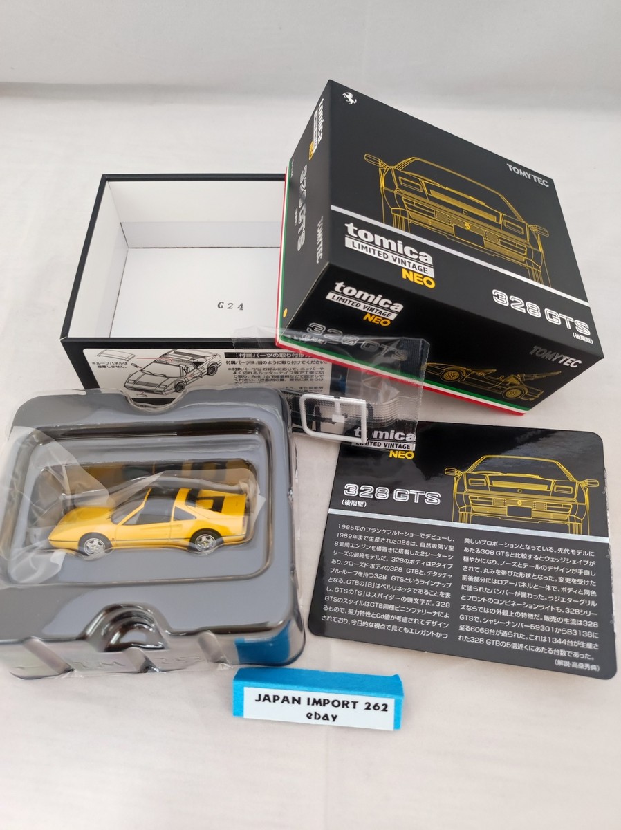 TOMICA LIMITED VINTAGE NEO 1/64 Ferrari 328GTS Late version Yellow