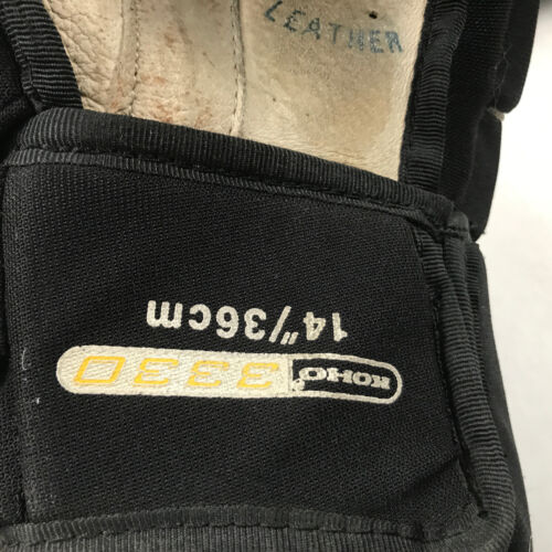 14”/ 36cm KOHO 3330 Ice Hockey Player Gloves Leather Vintage - Picture 8 of 10