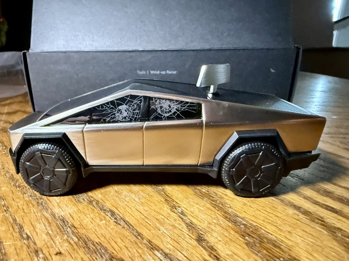 Tesla x Cybertruck Wind-Up Racer - Elon Musk - 🤖🛻 | eBay