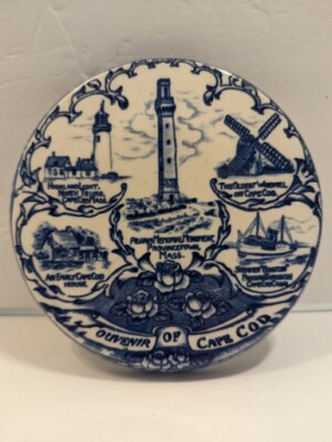 VTG Delft Blue E.D. West Cape Cod Hot Plate Trivet 