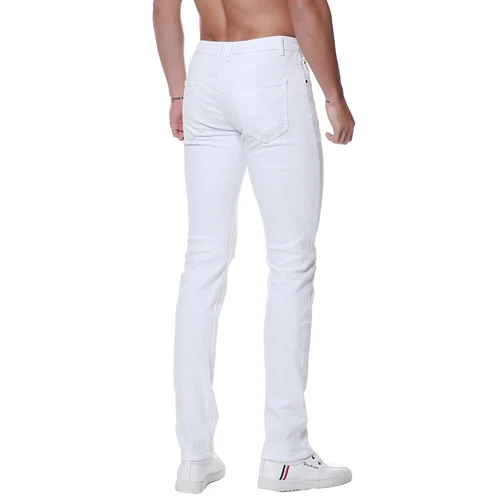 Herren Ripped Jeans Stretch Distressed Destroyed Tapered Leg Skinny Hose - Bild 21 von 51