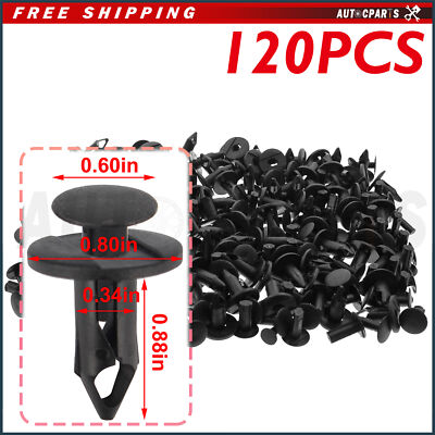 Clip Nylon Auto Set Di 10 FERMAGLI In NYLON A Pressione - Compatibili Con GM, Ford, Chrysler (Cod. 21030249 / 6503598) Tappo Gancio Traino Fiat 500 - Foto 12