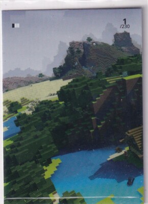 Panini Minecraft Adventure Trading Cards Item Nr. 1 Overworld