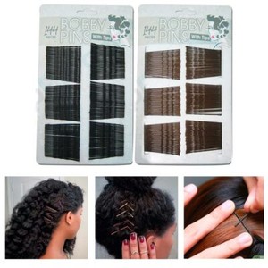 144 Pcs Fashion Hair Styling Bobby Pins Ladies Girls Clips Grips Salon Black New (7795735138656)