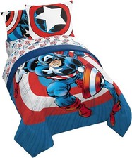 Marvel Avengers Captain America Kids Bed Set-AB0CMZCZXGM2, AB0CMZCZY3H2