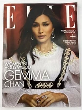 Gemma Chan Cover ELLE Magazine Red Carpet Glamour Angelina Jolie Hollywood ￼
