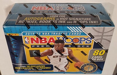 NBA Basketball Trading Cards 2019-20 Panini Hoops Premium Stock Mega Box 80cards