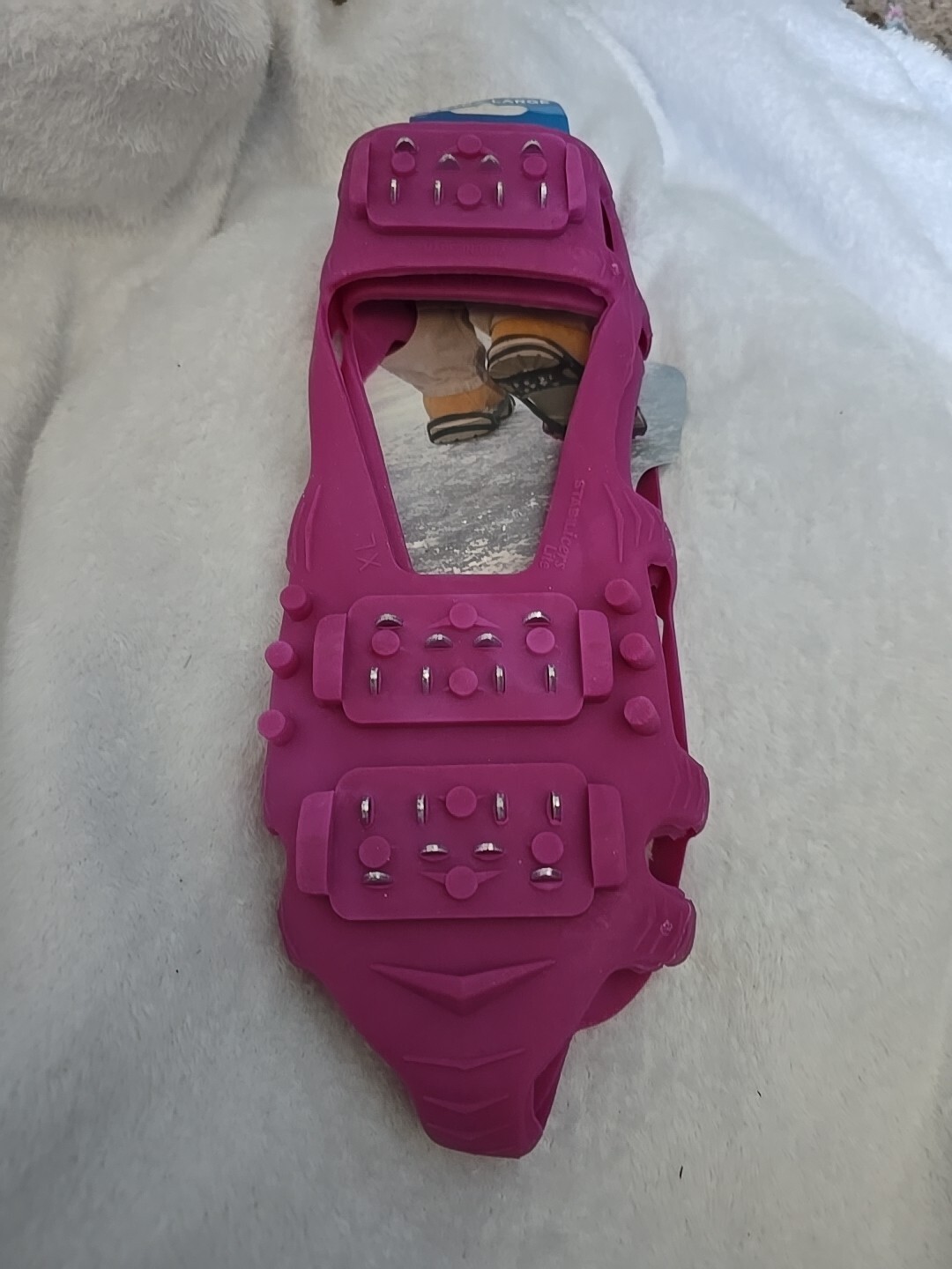 NWT L.L. Bean StabiLicers,  Snow Tires For Your Feet, XL (13.5 - 16,  Sugarplum 