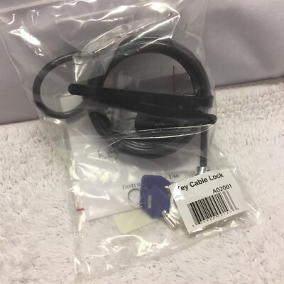 NEW CODi Key Cable Lock - for Laptop / Notebook - Black [NEW]