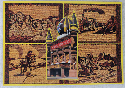 Vintage Postcard 1989 Corn Palace Mitchell South Dakota Souvenir Photo Unposted