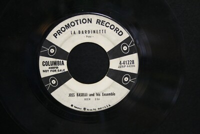VINYL RECORDS 45 JOSS BASELLI TANGO D'ITALIE LA BARDINETTE PROMO 4