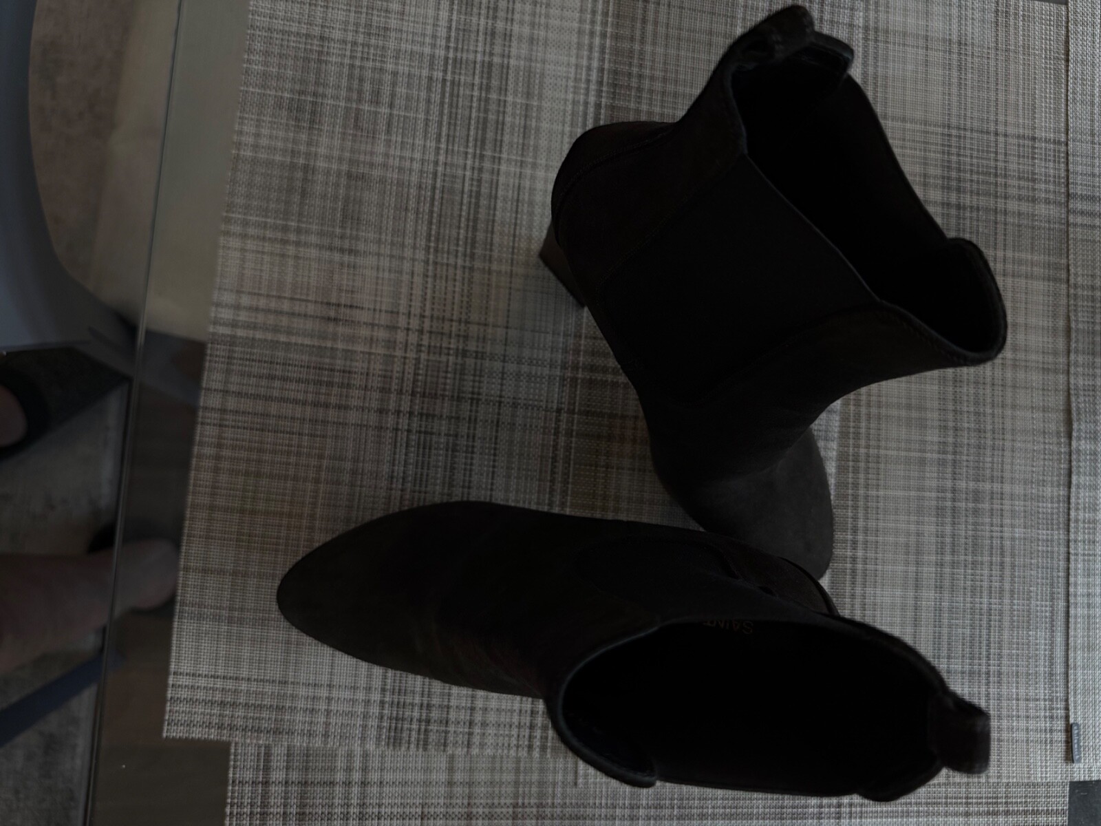 Stivaletti donna Saint Laurent Vika 95 Chelsea in camoscio marrone taglia 39 vendita al dettaglio $1K