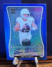 2021-22 METAL SSP BLUE MOJO PRIZM AUTO SAM EHLINGER #9/15 RC LONGHORNS BRONCOS