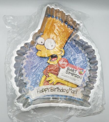 Bart Simpson The Simpsons Wilton Cake Pan in Original Package 1990  - Afbeelding 1 van 5