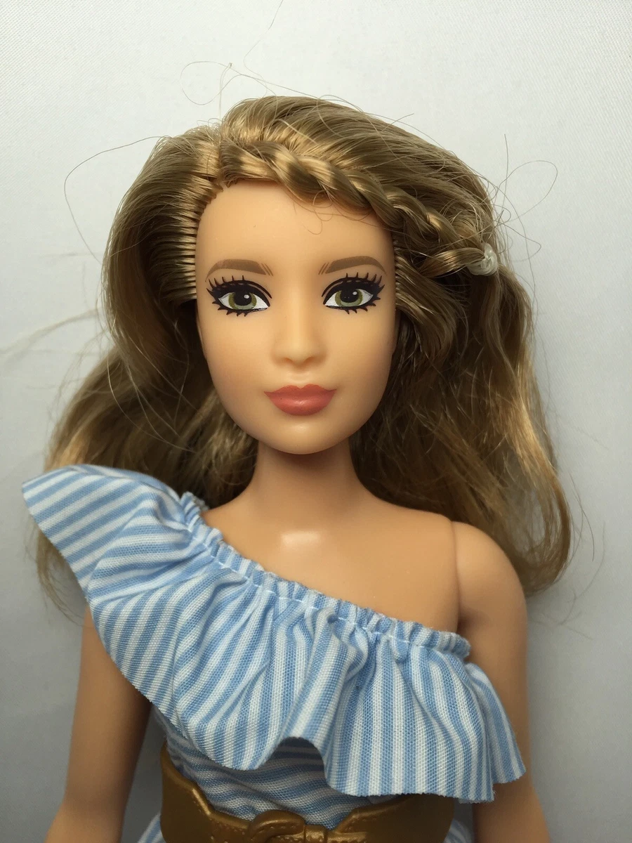 Barbie Fashionistas Doll 76 Purely Pinstriped Curvy Doll