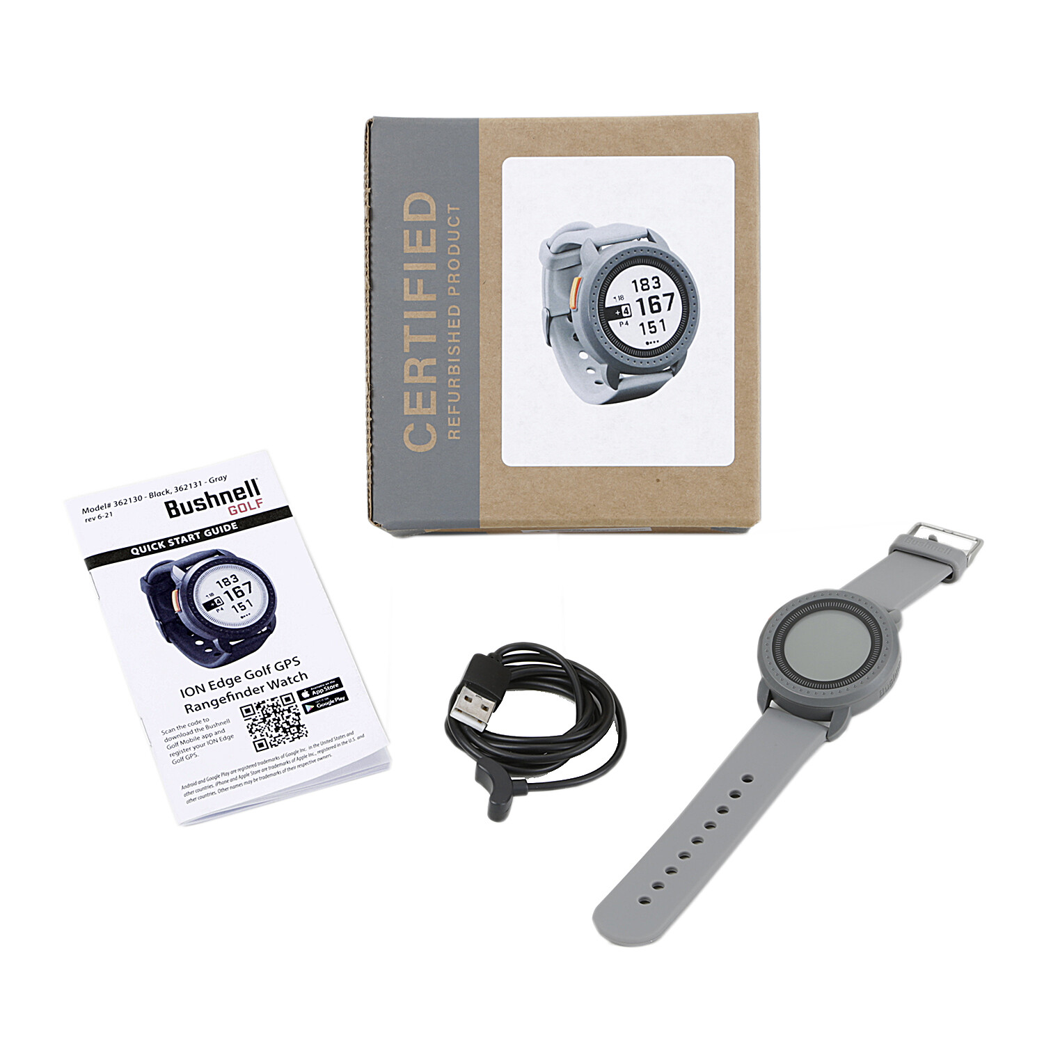 Bushnell GPS Ion Edge Golf Watch 36,000+ Courses loaded, Bluetooth