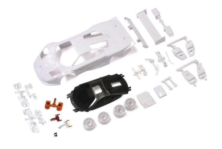 Kyosho MZN192 McLaren F1 GTR White Body Set (w/Wheel) | eBay