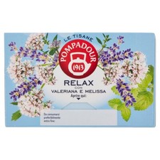 Pompadour le tisane relax con valeriana e melissa 18 x 2,2 g