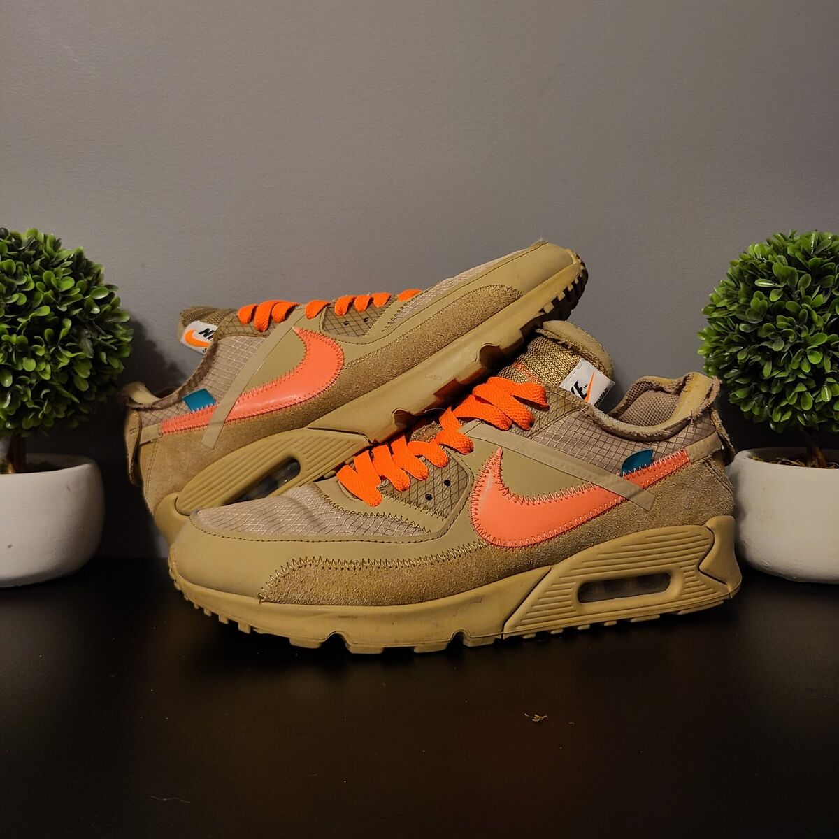 Size 9 - Nike Air Max 90 x OFF-WHITE Desert Ore 2019 Size 9 - Nike Air Max 90 x OFF-WHITE Desert Ore 2019