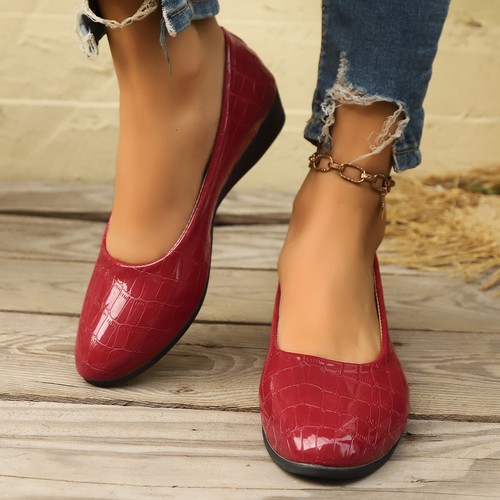 Flache Damenschuhe Slipper Bequem Ballerinas Schuhe Büro Arbeitsschuhe - Bild 26 von 31