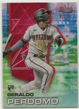 GERALDO PERDOMO 2021 Bowman's Best RED PARALLEL RC 07/10 Arizona Diamondbacks