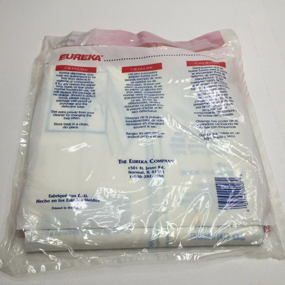Eureka 3 Disposable Upright Vacuum Bags #52320 600 1400 1900 2000 2100 4000 5000 Foto 3 de 4