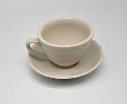 Vintage 1980s Homer Laughlin Best China Coffee Tea Cup & Saucer Restaurant Ware