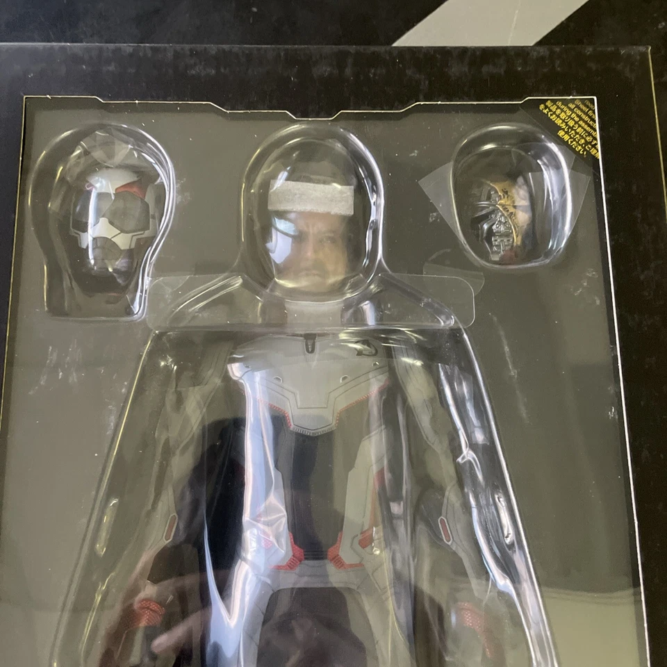 Hot Toys Tony Stark Equipo Traje 1/6 Figura Vengadores Endgame MMS537 Nuevo Raro Japón Foto 4 de 4