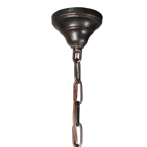 Iron Single-Light Spanish Revival Pendant, Antique Lighting, NC4832 - Picture 7 of 7