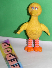 Sesame Street Big Bird Muppet Tara Toys 1985 Vintage CTW Poseable Figure