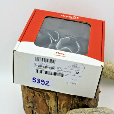 SUPERFIT FLEXY Gr. 22 Mittel, Kinder Baby Lauflernschuhe Jungen, Leder Klett NEU