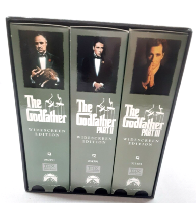 The Godfather Trilogy VHS, 1997, 6-Tape Set Widescreen 25th