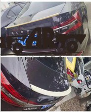 Sport Heck Spoiler Lippe Schwarz glanz für Skoda Superb III (3V) Limo ab 15-23