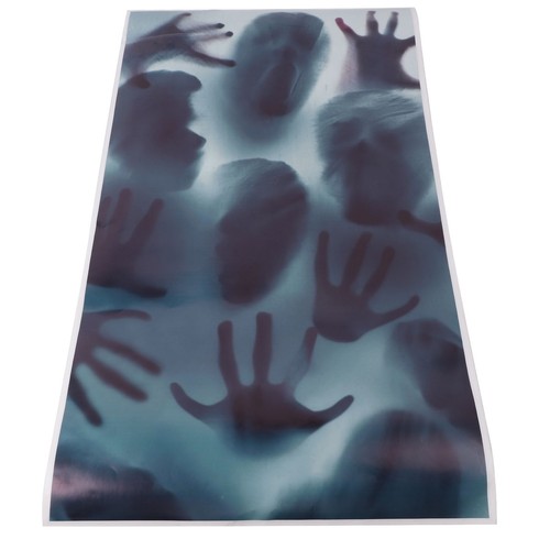 Halloween Scary Glass Window Decoration Stickers Party Haunted House Blood Handp - Picture 4 of 24
