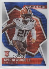 2021 Panini Rookies & Stars Blue Pulsar Prizm 25/50 Greg Newsome II #192 19b1