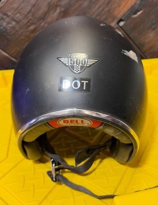 Bell Custom 500 Medium Matte Black Open Face Helmet