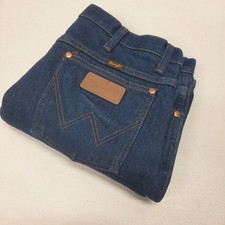 Wrangler Slim Fit Cowboy Cut Jeans 34x32 Dark Wash Denim Vintage 2007 Rodeo