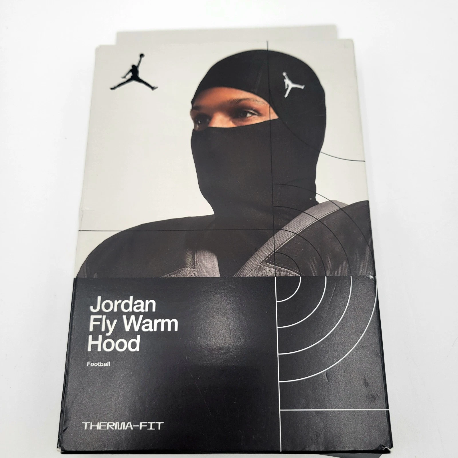 Jordan Nike Therma-FIT Fly Warm Black Football Hood Mens Ski Mask NEW