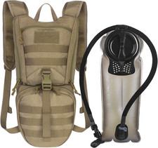 Tactical Hydration Backpack 1050D with 3L Bladder and Thermal Insulation
