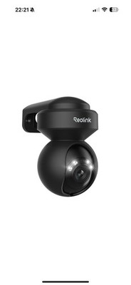 Reolink Schwarz 5MP PTZ WLAN Überwachungskamera Aussen Automatischer Verfolgung