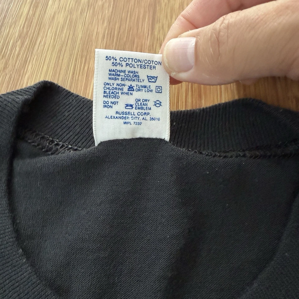 Camisa De Ballet De Colección Ciudad de Nueva York Para Hombres Grande Negra Línea Contorno Arte Jerzees EE. UU. Foto 4 de 4