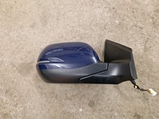 HONDA CR-V MK4 DRIVERS SIDE FRONT WING MIRROR IN BLUE COLOR B580 