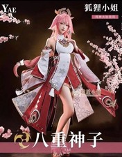 Yae Miko Genshin Impact Costume Cosplay Dress Outfit NEW 100 